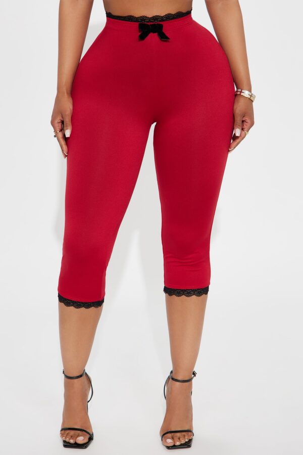 Ladies Kit Red Leggings