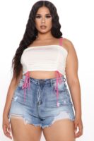 Shorts in Blue 95% cotton