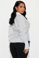 Shirt in Black and White 100% polyester