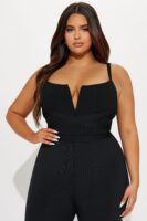 V-Neck Jumpsuit