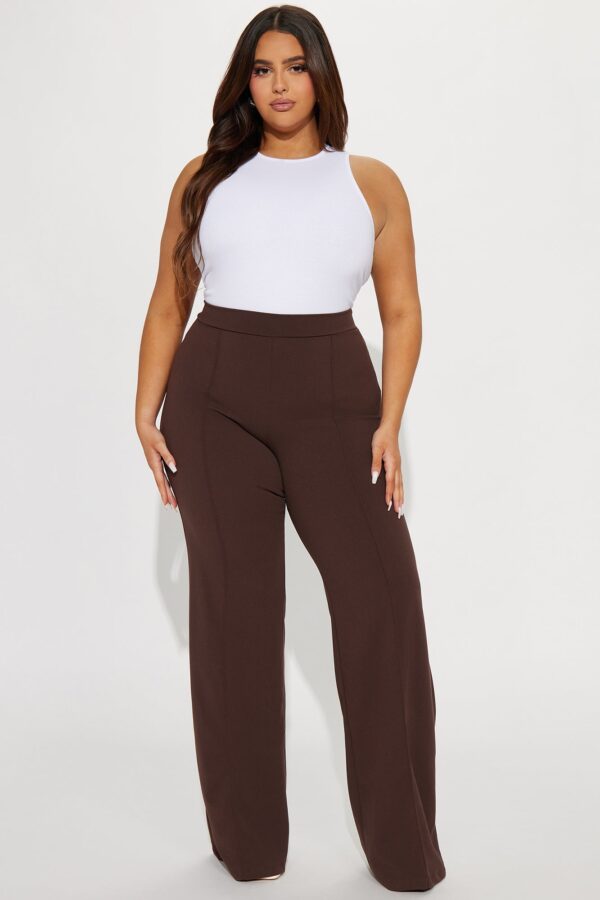 Wide-Leg Dress in Chocolate