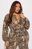 Jumpsuit with wide leg