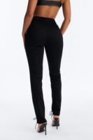 Lexi Lace Up Skinny Pant - Black