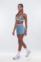 Contrast Shorts in Indigo