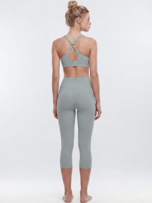 ButterSoft 15″ Low Rise Capri Legging - Steel