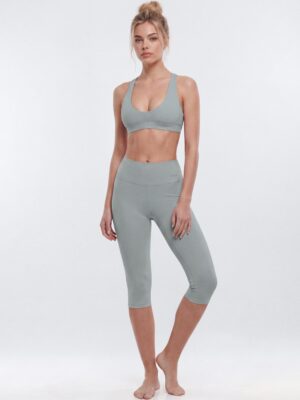 ButterSoft 15″ Low Rise Capri Legging - Steel