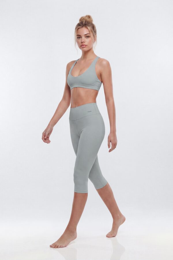 ButterSoft 15″ Low Rise Capri Legging - Steel