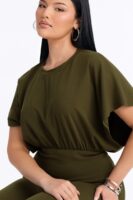 Ladies Kit Olive T-shirt