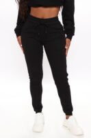 Pants in Black 60% cotton