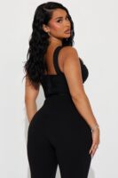 Bodysuit with contrast trim