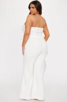 Jumpsuit in White 95% polyester