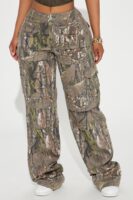 Olive Wide-Leg Pants