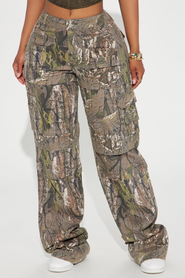 Olive Wide-Leg Pants