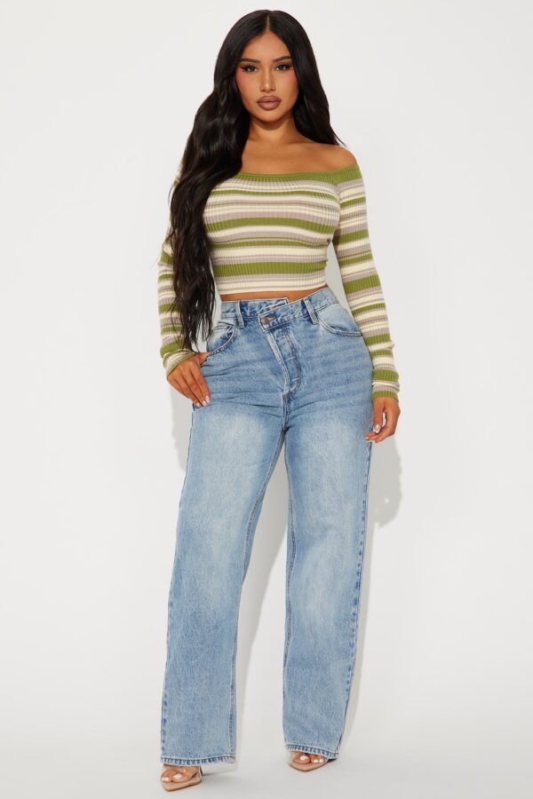 Ladies Kit Green Pullover
