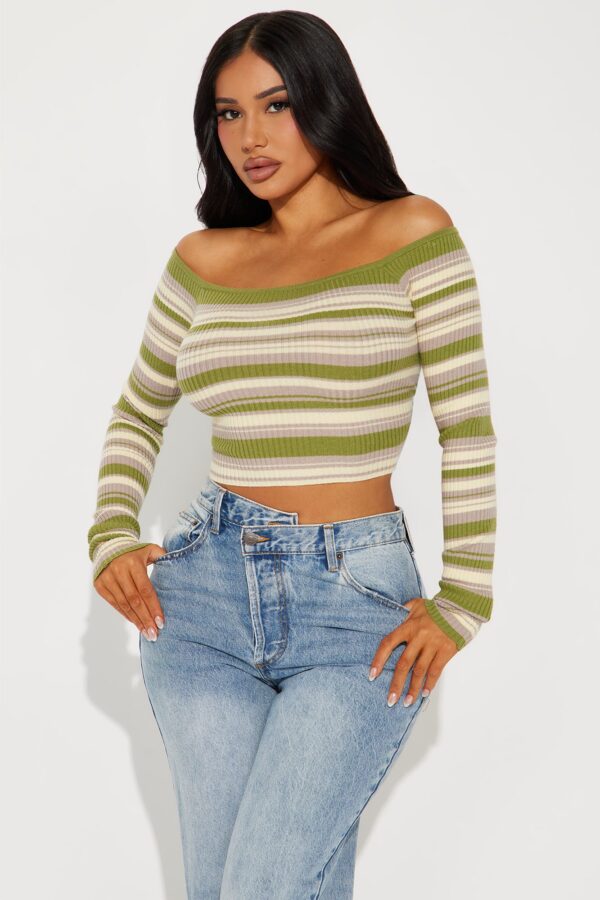 Ladies Kit Green Pullover