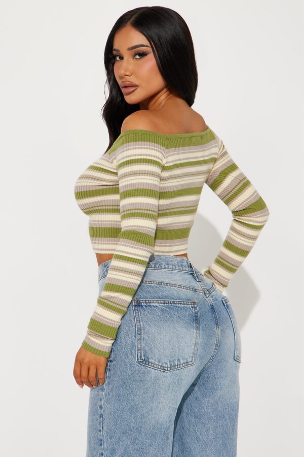 Ladies Kit Green Pullover