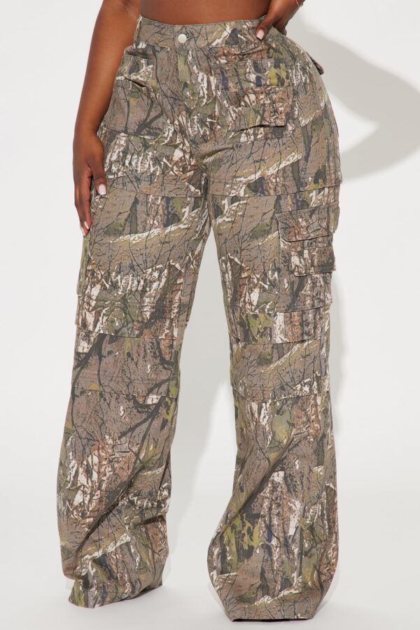 Olive Wide-Leg Pants