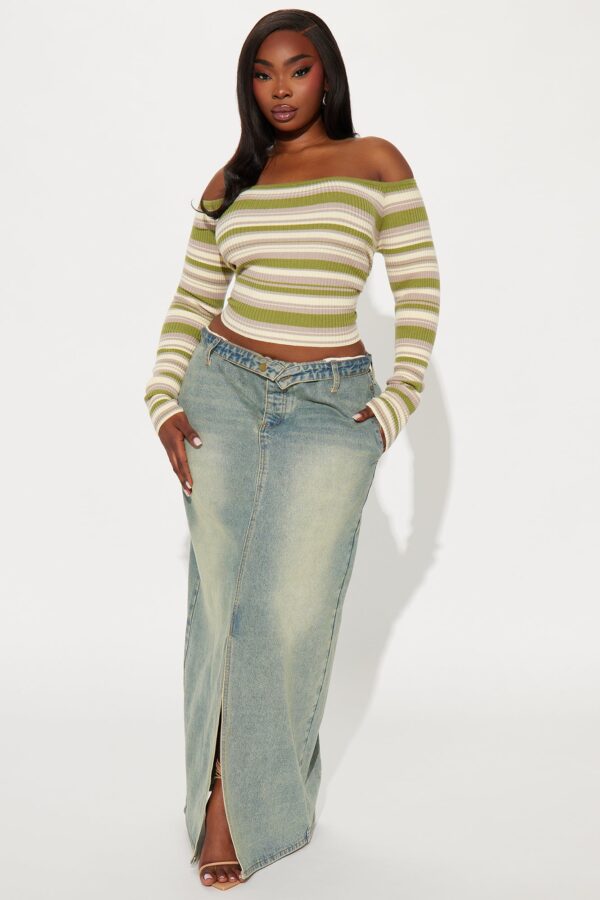 Ladies Kit Green Pullover