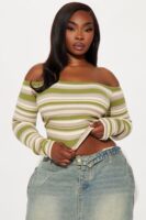 Ladies Kit Green Pullover