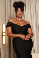 Dress in Black 82% nylon