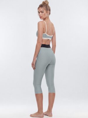AirSculpt™ 17″ Mid-Rise Capri Legging - Steel