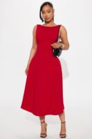 Dress with a pleated