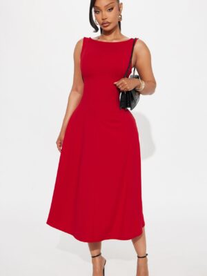 Dress with a pleated