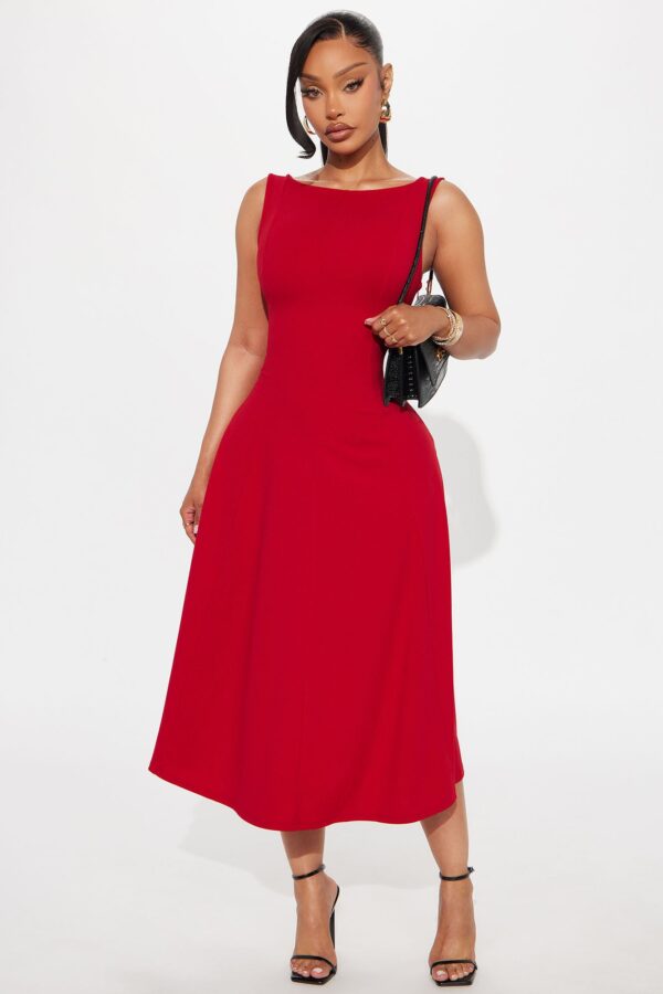 Dress with a pleated