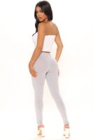 Leggings in Heather Grey 95% cotton