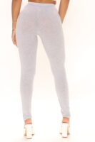 Leggings in Heather Grey 95% cotton