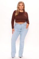 Chocolate Cropped Top