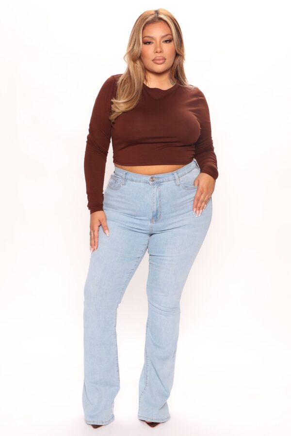 Chocolate Cropped Top