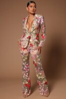 Pants in Nude 100% polyester