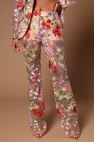 Pants in Nude 100% polyester