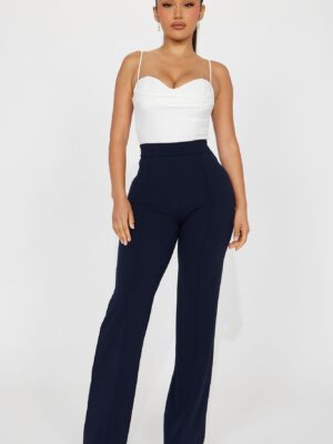 Dress with a wide leg