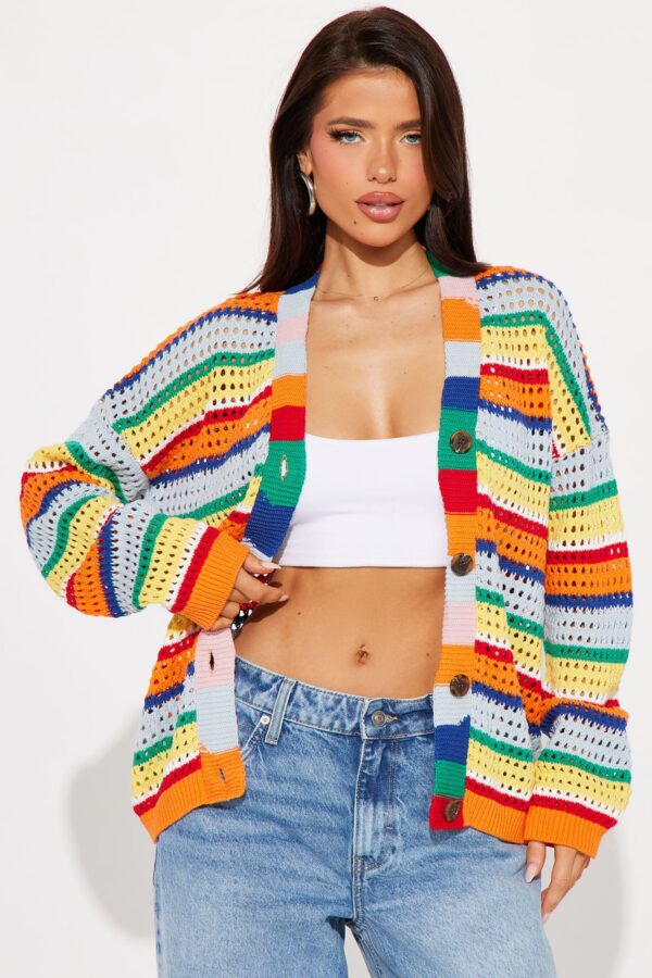 Cardigan in 100% cotton