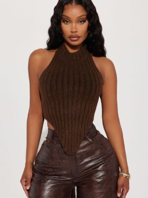 Sweater in Chocolate 74% acrylic