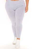 Leggings in Heather Grey 95% cotton