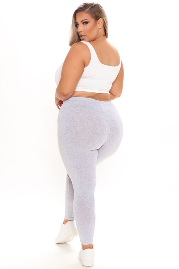 Leggings in Heather Grey 95% cotton