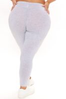 Leggings in Heather Grey 95% cotton