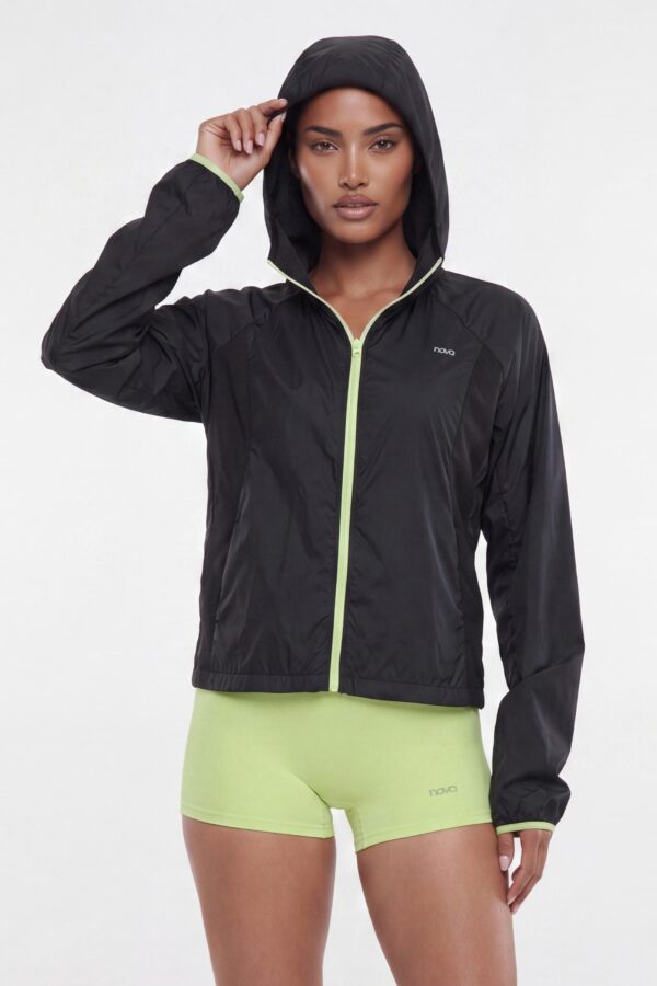 Jacket in Black 100% nylon