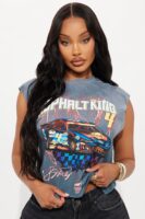 Ladies Kit Charcoal Top