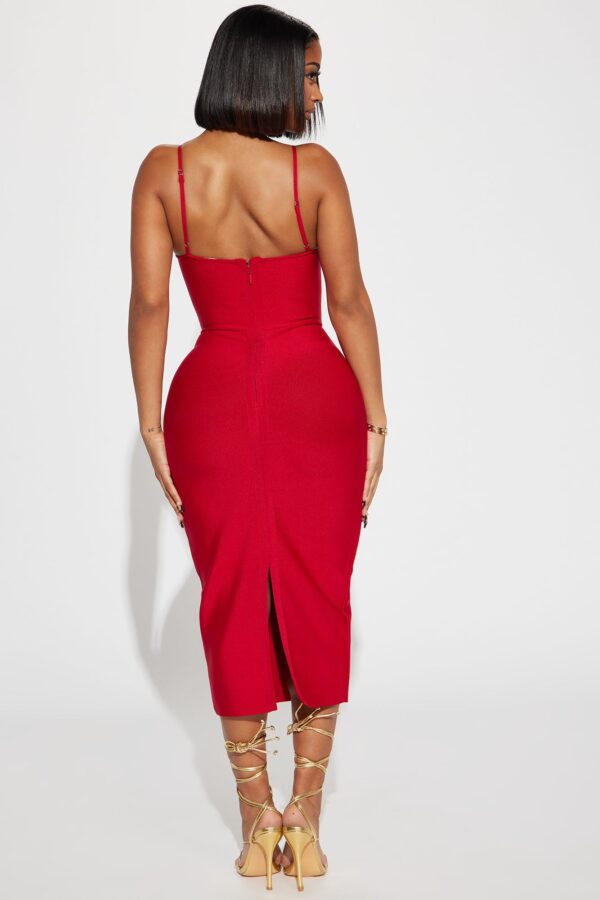 Dress in Red 95% polyester
