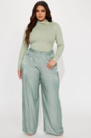 Pullover in Sage 80% rayon