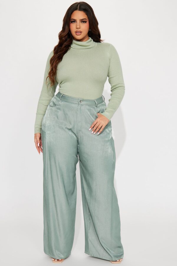 Pullover in Sage 80% rayon