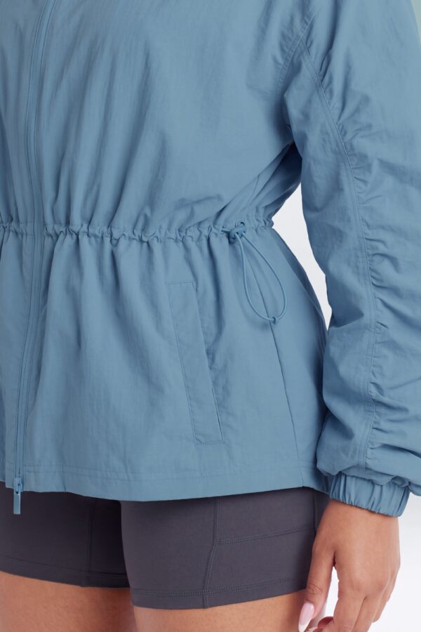 Jacket with a mock neck