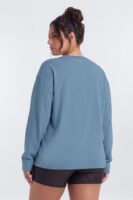 Drop-Shoulder Top in Indigo