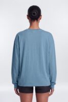 Drop-Shoulder Top in Indigo
