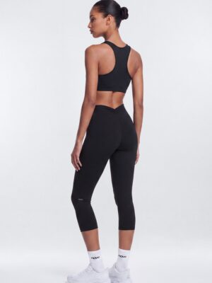 ProStretch™ 17″ Deep V Back Capri Legging - Black