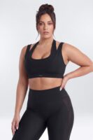 Top in Black 77% polyester